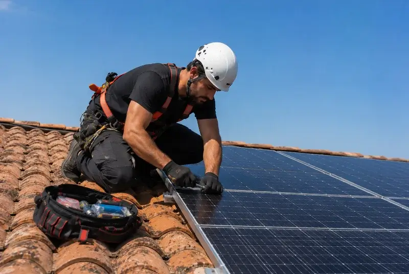 Maintenance et monitoring de panneaux solaires à Montmerle-sur-Saône